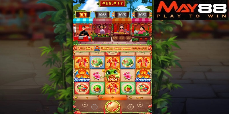 Game nổ hũ May88 chủ đề Chợ Tết