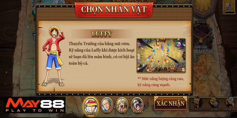 Khám phá Đại hải trình tại Nổ hũ May88