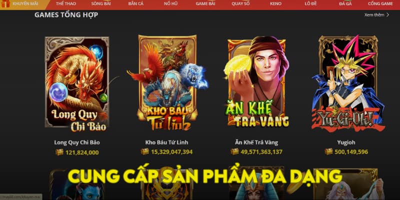 Tính đa dạng trong các sản phẩm đã phát hành
