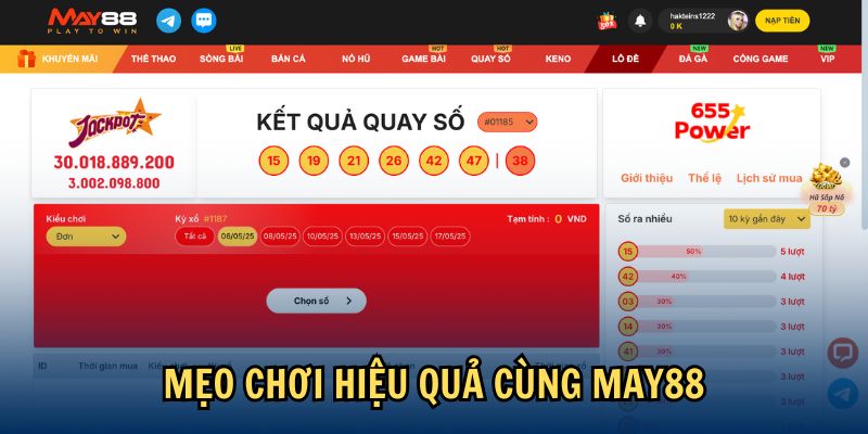 Mẹo chơi hiệu quả cùng May88