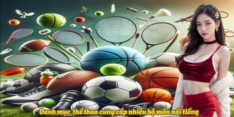 Danh mục thể thao cung cấp nhiều bộ môn nổi tiếng